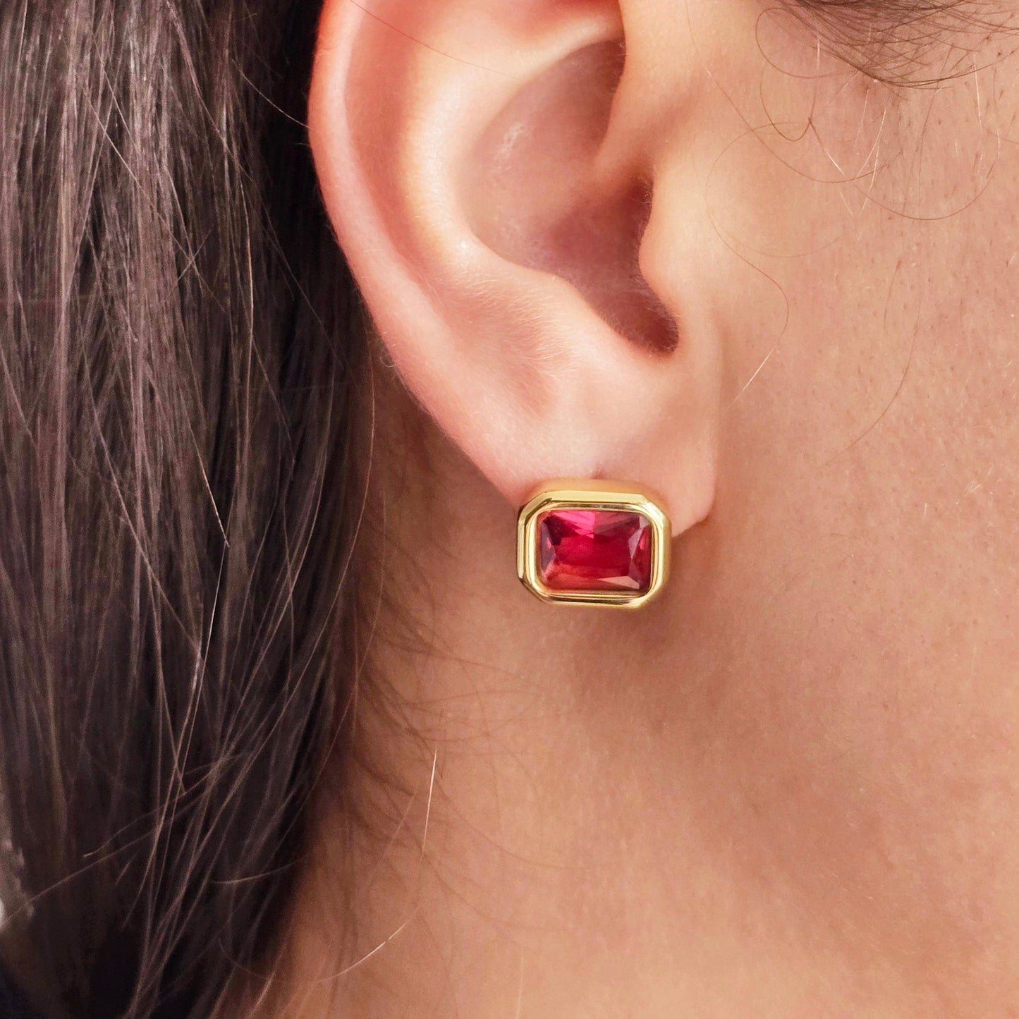Boucles d'oreilles ROJA