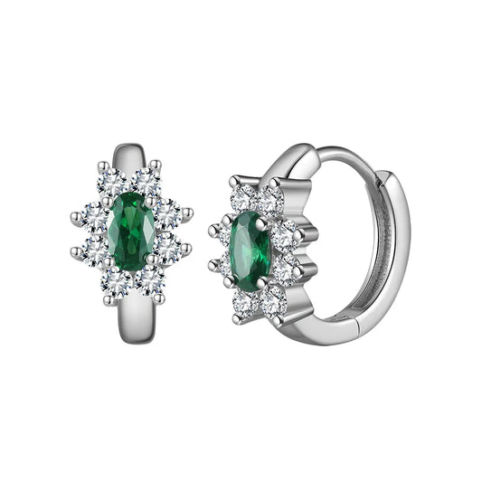 Boucles d'oreilles ÉMERAUDE