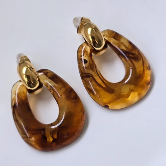 Boucles d'oreilles AMBRE